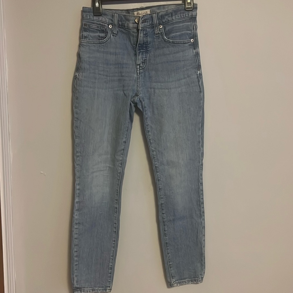 Madewell High Rise Jeans.